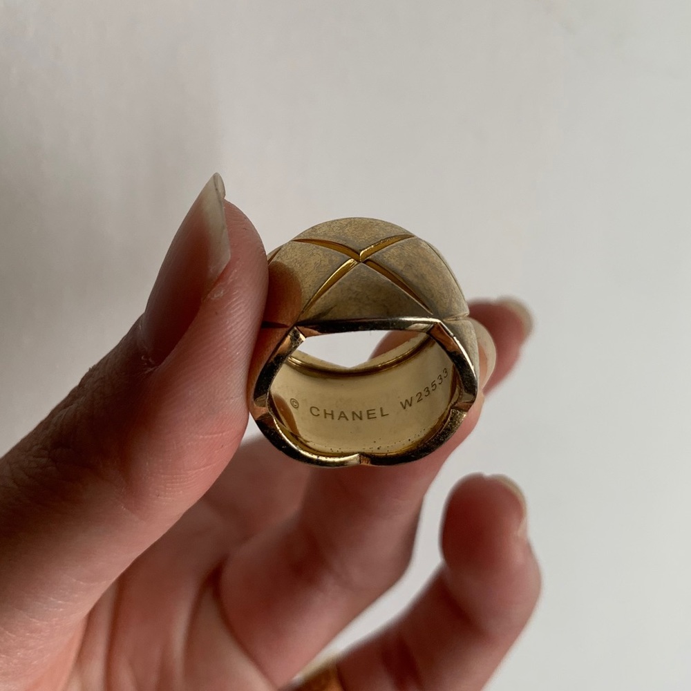 Crush Gold Chunky Ring - Picture 12 of 13